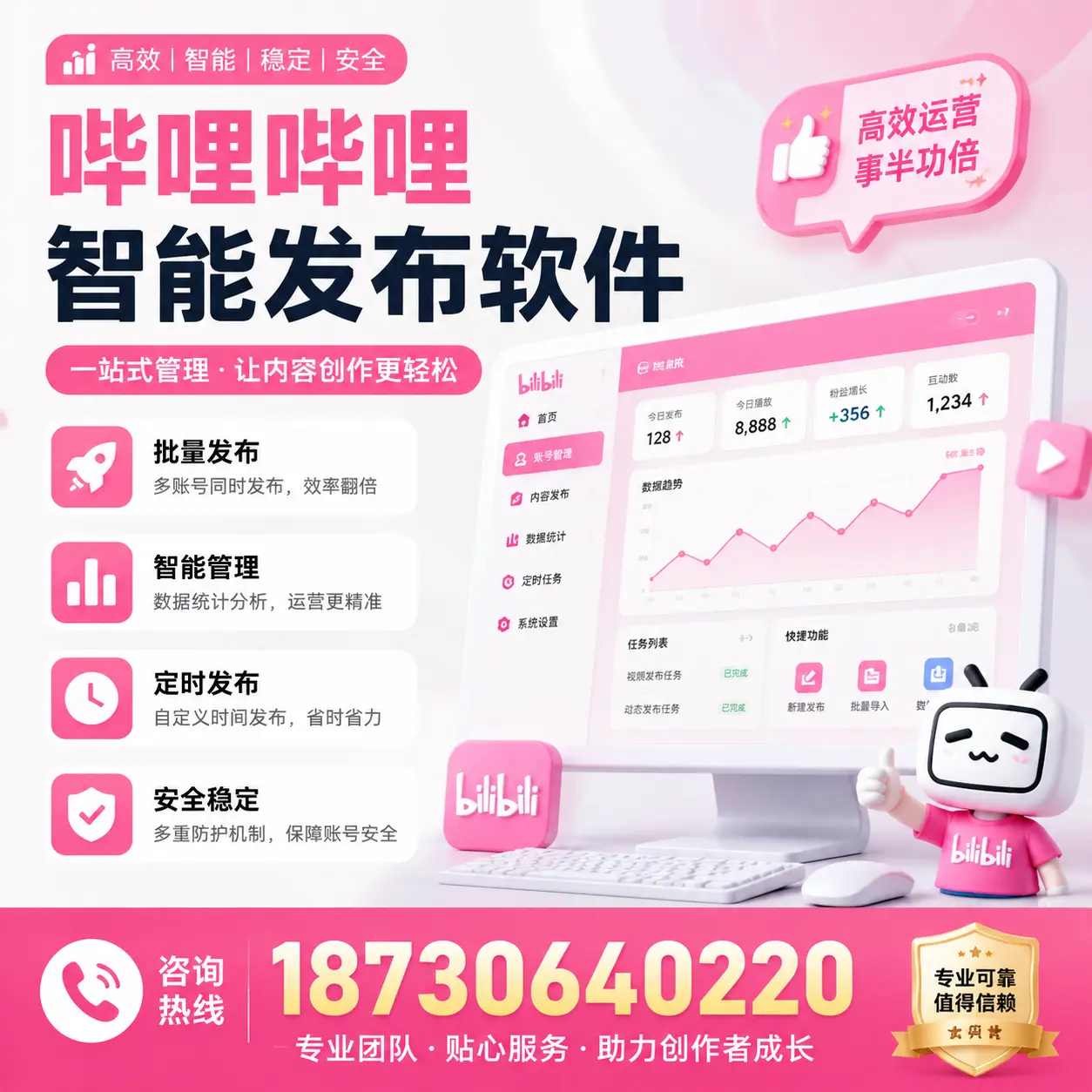 如何评估哔哩哔哩智能发布软件的ROI？承德 企业必读